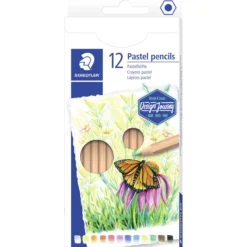 Puuvärikynä Staedtler 12 kpl pastelli