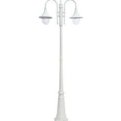 Pylväsvalaisin Kartano PKT-2-U E27 max 2 x 100 W valkoinen