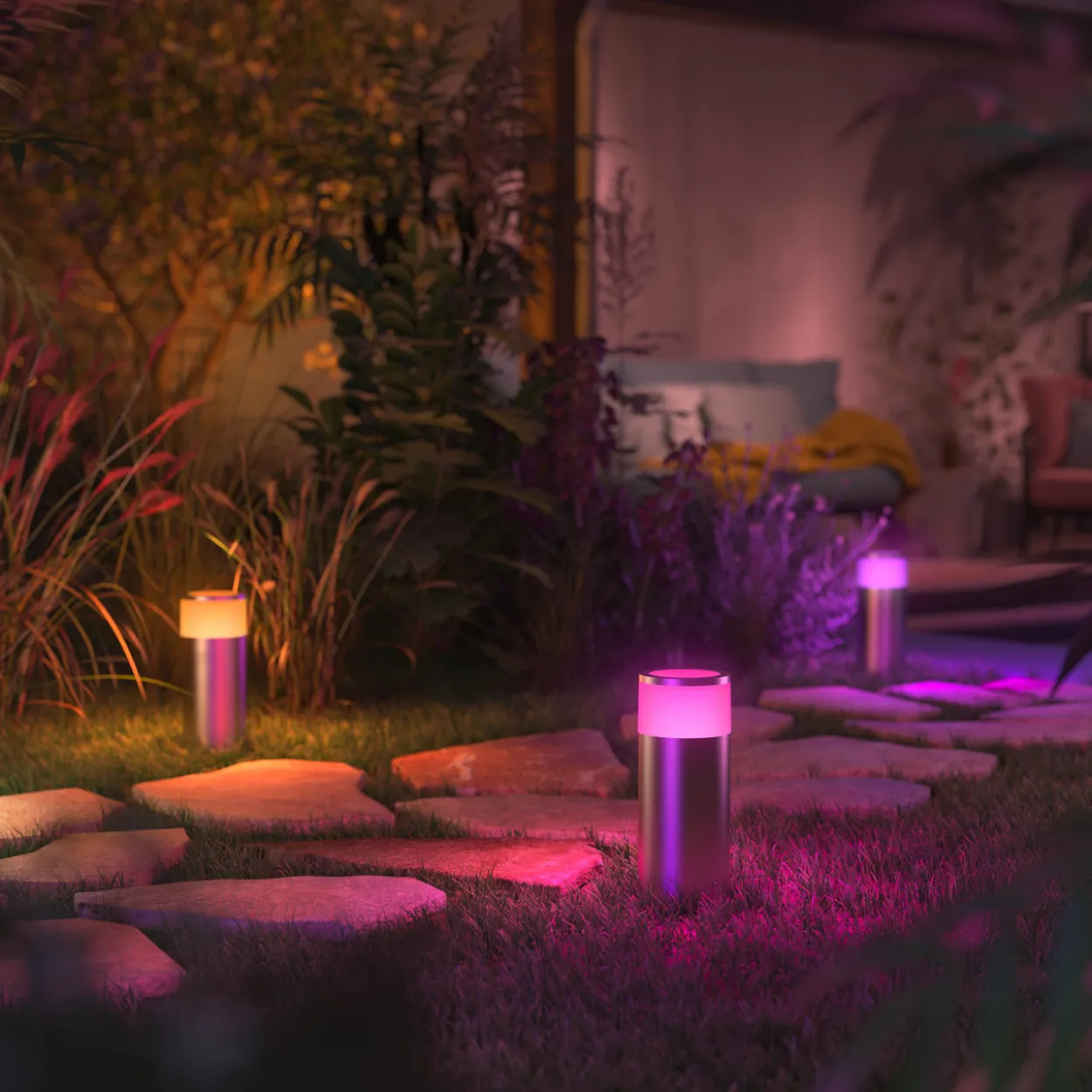 Pylväsvalaisin Philips Hue Calla White&Color Ambiance
