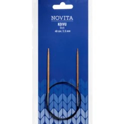 Pyöröpuikot Novita 40 cm 2,5 mm koivu