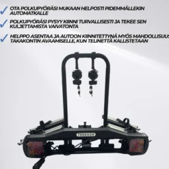 Pyöräteline autoon 2-pyörälle Trekker R200