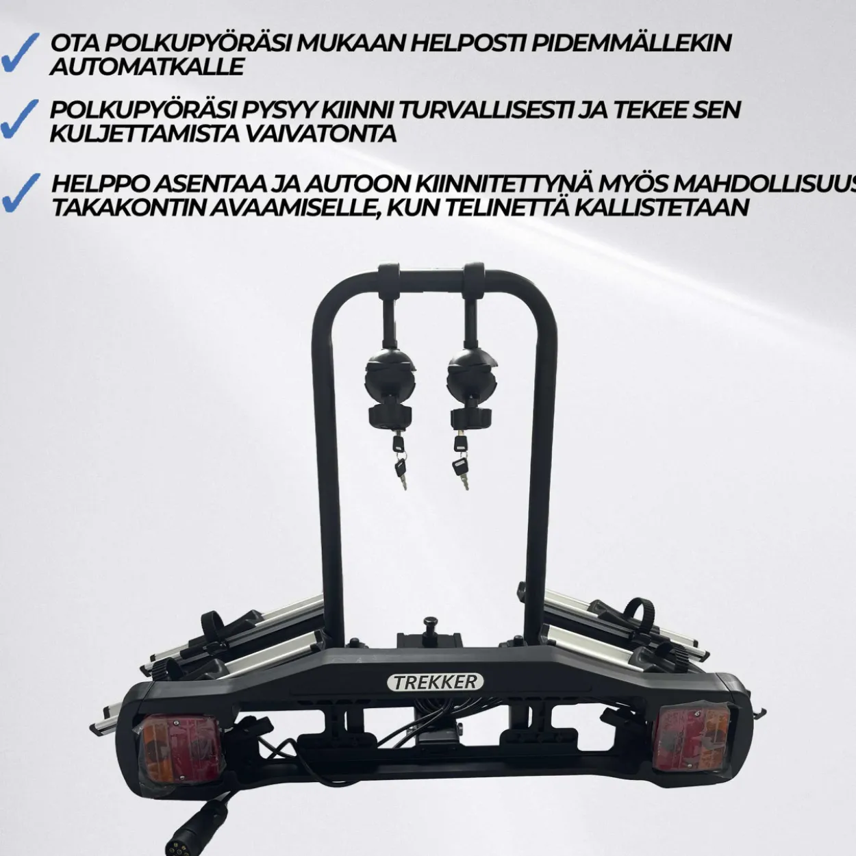 Pyöräteline autoon 2-pyörälle Trekker R200