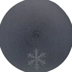Pöytätabletti Kotikulta 38 cm Lumitähti musta