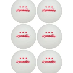 Pöytätennispallot Dynamic 6 kpl, 3