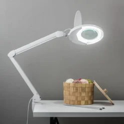 Pöytävalaisin Airam Loop XL 3D 8W/865 650lm WH
