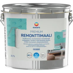 Remonttimaali Eskaro Premium maalarinvalkoinen 2,7 l