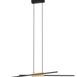 Riippuvalaisin EGLO Panagria led 2x13W 93,5x7,5cm musta/puu