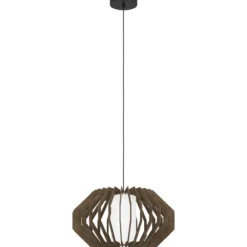 Riippuvalaisin EGLO Rusticaria 40W Ø45cm ruskea/valkoinen