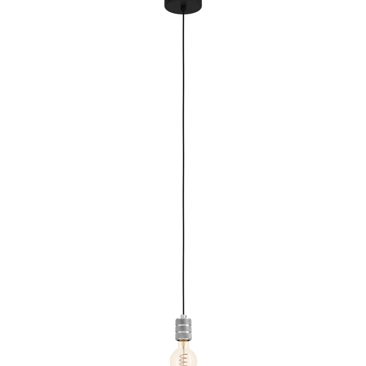 Riippuvalaisin EGLO Yorth 40W Ø5cm mattahopea/musta