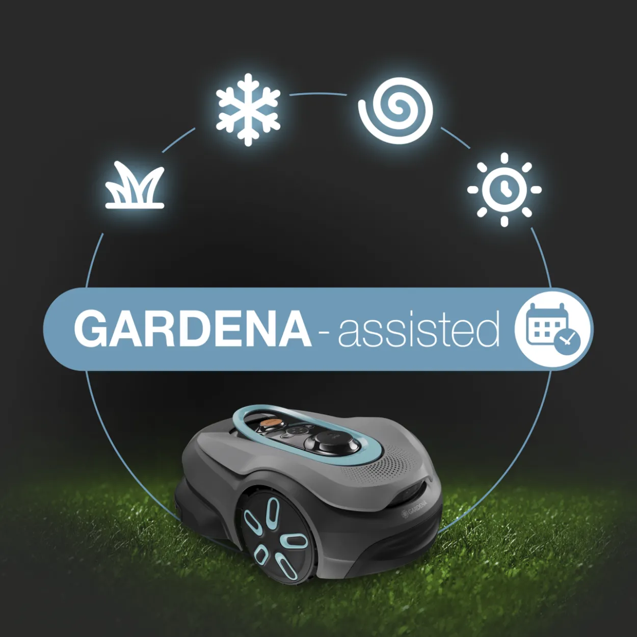 Robottiruohonleikkuri Gardena smart SILENO sense 600, rajalangaton