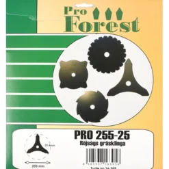 Ruohoterä 255/25,4 mm 3-hampainen ProForest