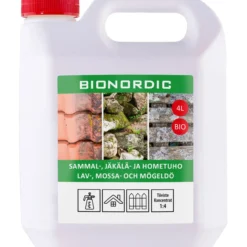 Sammal-, jäkälä- ja hometuho Bionordic 4 l