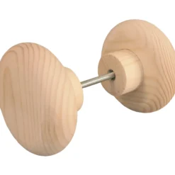 Saunanoven kahva mäntyä, pyöreä, Ø 85 mm