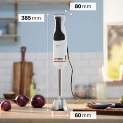 Sauvasekoitin Bosch Serie 4 ErgoMaster 600 W, valkoinen