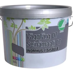 Seinämaali 07 2,5 l Harmaa Grafiitti