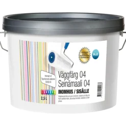 Seinämaali 04 2,5 l valkoinen himmeä