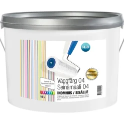 Seinämaali 04 10 l valkoinen himmeä