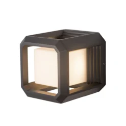 Seinävalaisin Airam Flen IP44 LED 13W/830 AL PC, antrasiitti