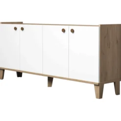 Senkki Chic Home 180 x 41 x 78 cm Susanna beige/valkoinen