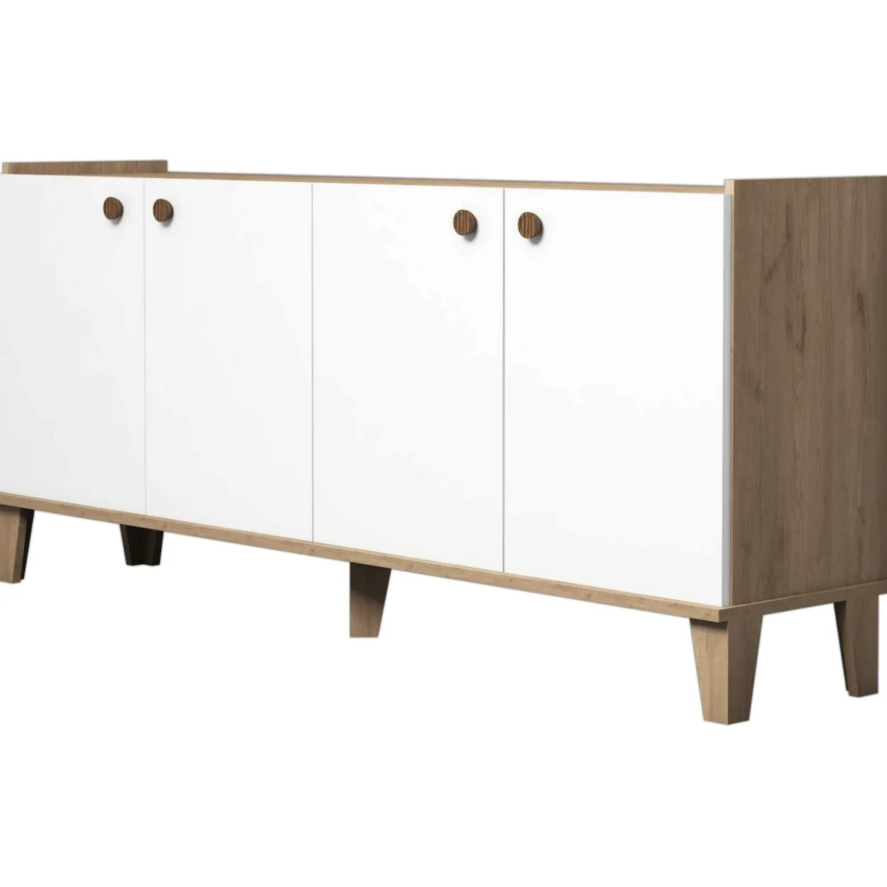 Senkki Chic Home 180 x 41 x 78 cm Susanna beige/valkoinen