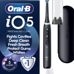 Sähköhammasharja Oral-B iO5 mattamusta + matkakotelo
