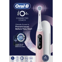 Sähköhammasharja Oral-B iO6 pinkki + matkakotelo