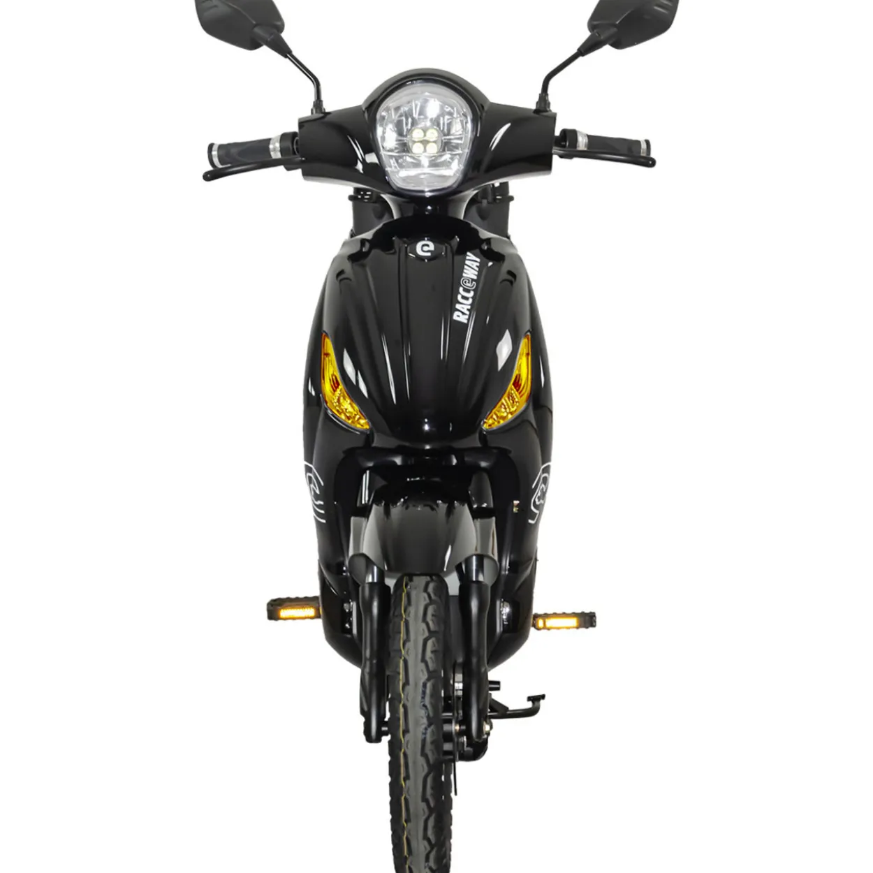 Sähköskootteri Racceway E-Moped, musta