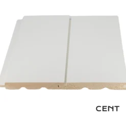 Sisustuspaneeli Cent STS(4) 15x140x2370, Mänty, Valkoinen, Päätypontattu