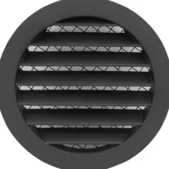 Säleikkö alumiiniseos, Ø 125mm, antrasiitti