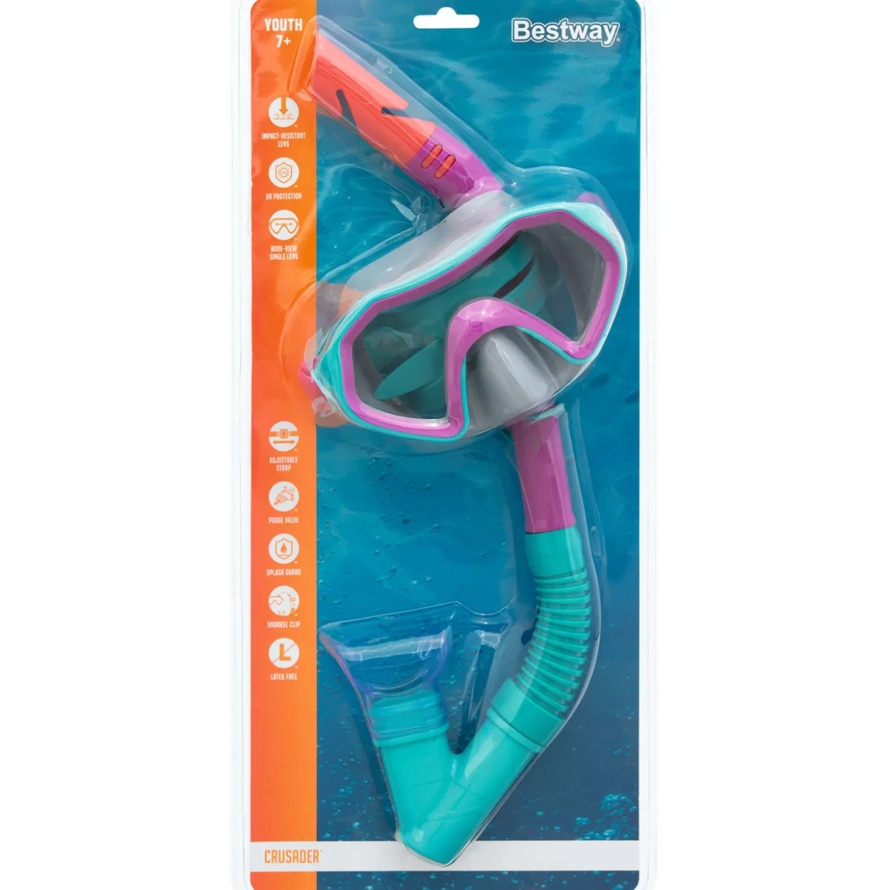 Snorkkelisetti Bestway Crusader, nuorten