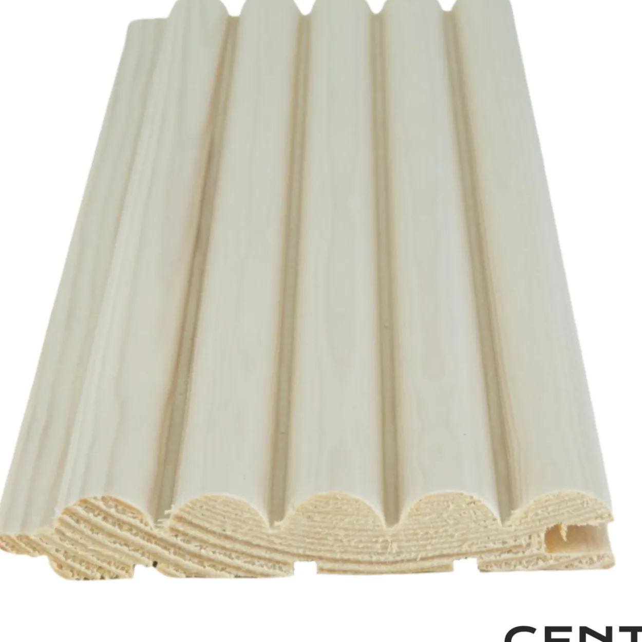 Sormipaneeli Cent 15x95x3300, Mänty, Valkolakattu, 5 kpl