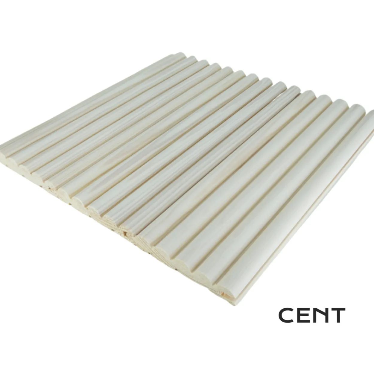 Sormipaneeli Cent 15x95x3300, Mänty, Valkolakattu, 5 kpl
