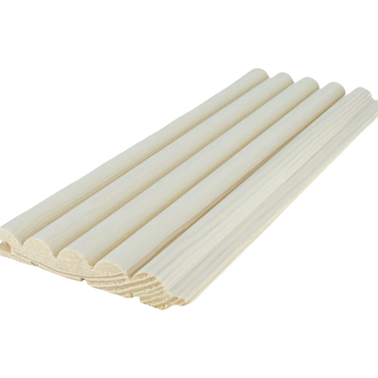 Sormipaneeli Cent 15x95x3300, Mänty, Valkolakattu, 5 kpl