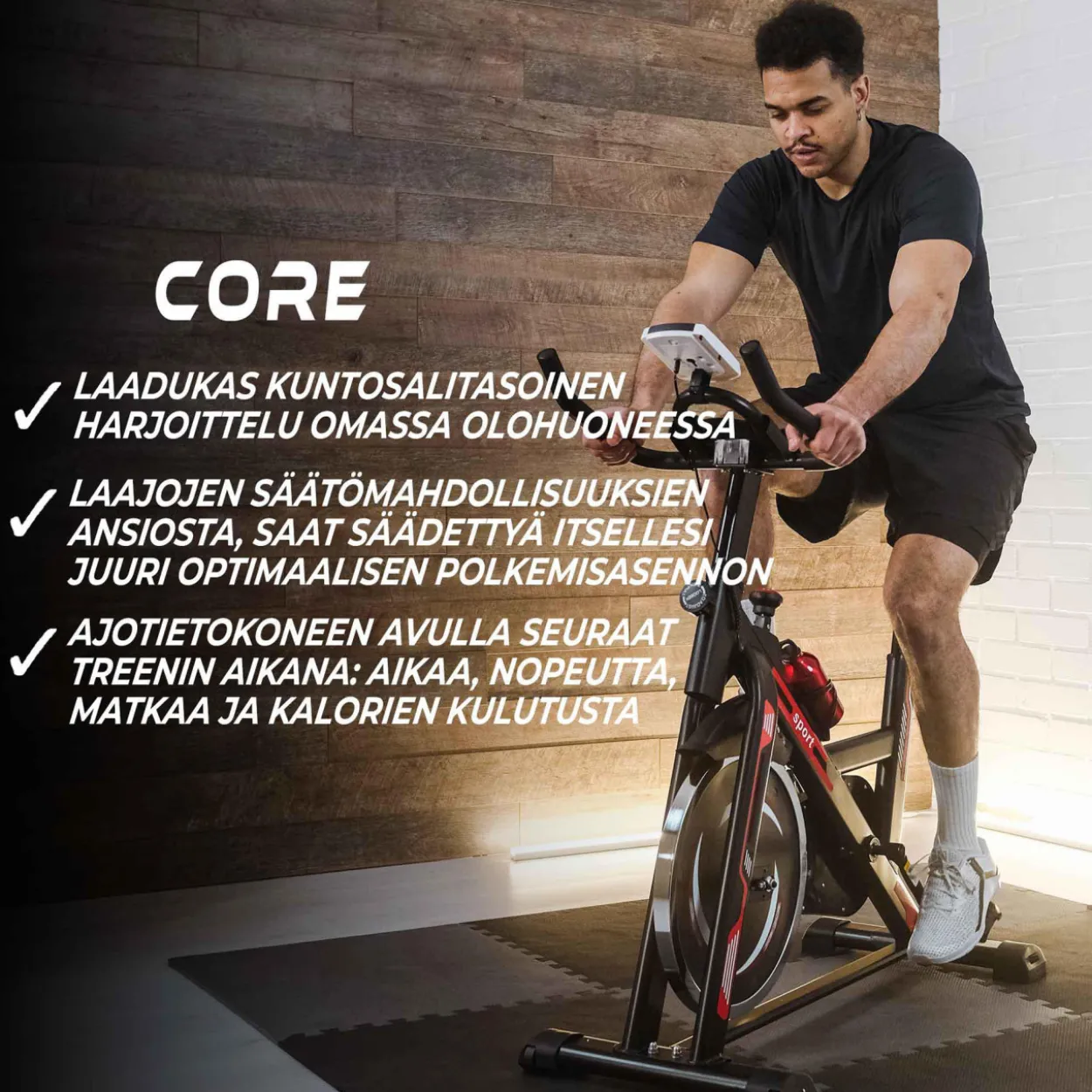 Spinningpyörä Core 1300, punainen