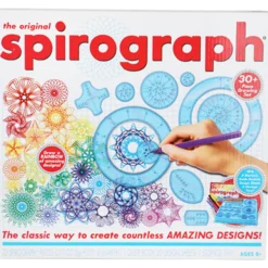 Spirograph-setti ja tussit
