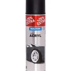 Spraymaali AutoACRYL 500 ml, matta musta