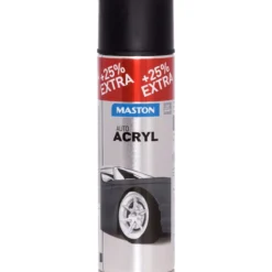 Spraymaali AutoACRYL 500 ml, puolimatta musta
