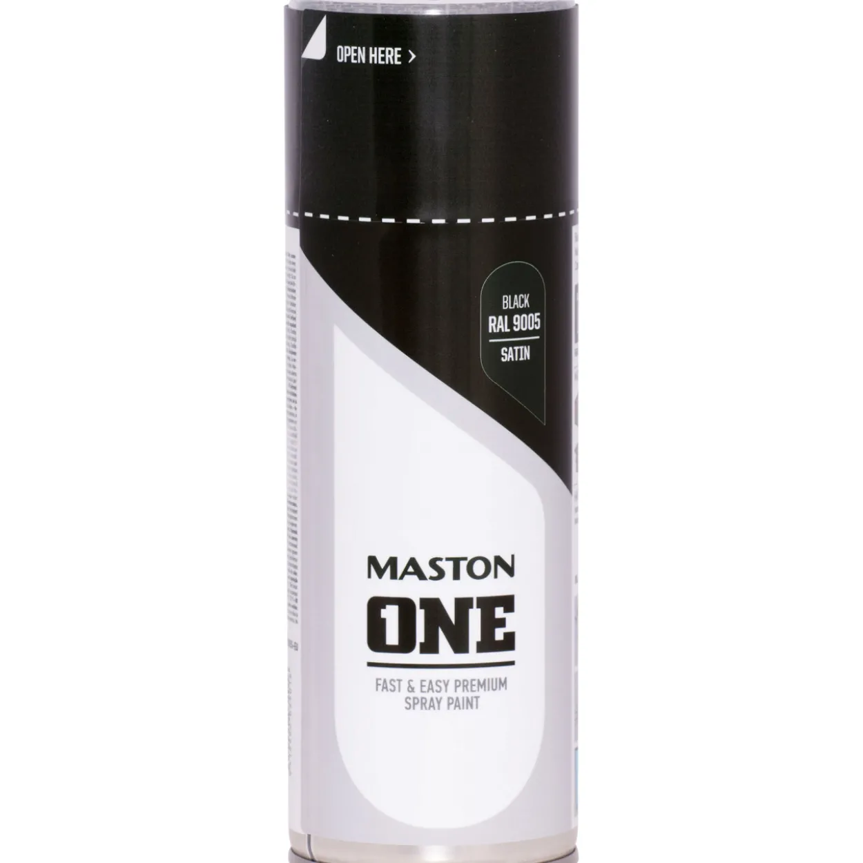 Spraymaali ONE® 400 ml, musta satiini