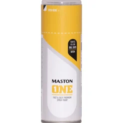 Spraymaali ONE 400 ml Satiini Liikennekeltainen RAL1023