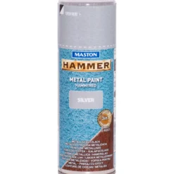 Spraymaali vasaralakka 400 ml hopea