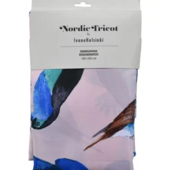 Suihkuverho Nordic Tricot 180 x 200 cm Paratiisilinnut