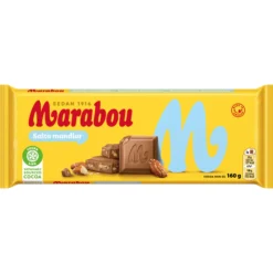 Suklaalevy Marabou 160 g Salta Mandlar