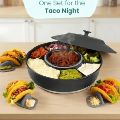 Taco-setti Emerio lämpökulholla