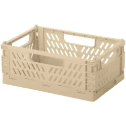 Taitettava kori Miny ECO L 30,5 x 19,7 x 12,5 cm beige