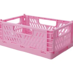 Taitettava kori Miny L pinkki