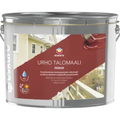 Talomaali Eskaro Urho Premium 9 l, punainen