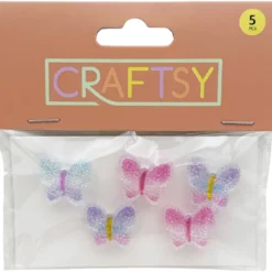 Tarra Craftsy 5 kpl perhonen