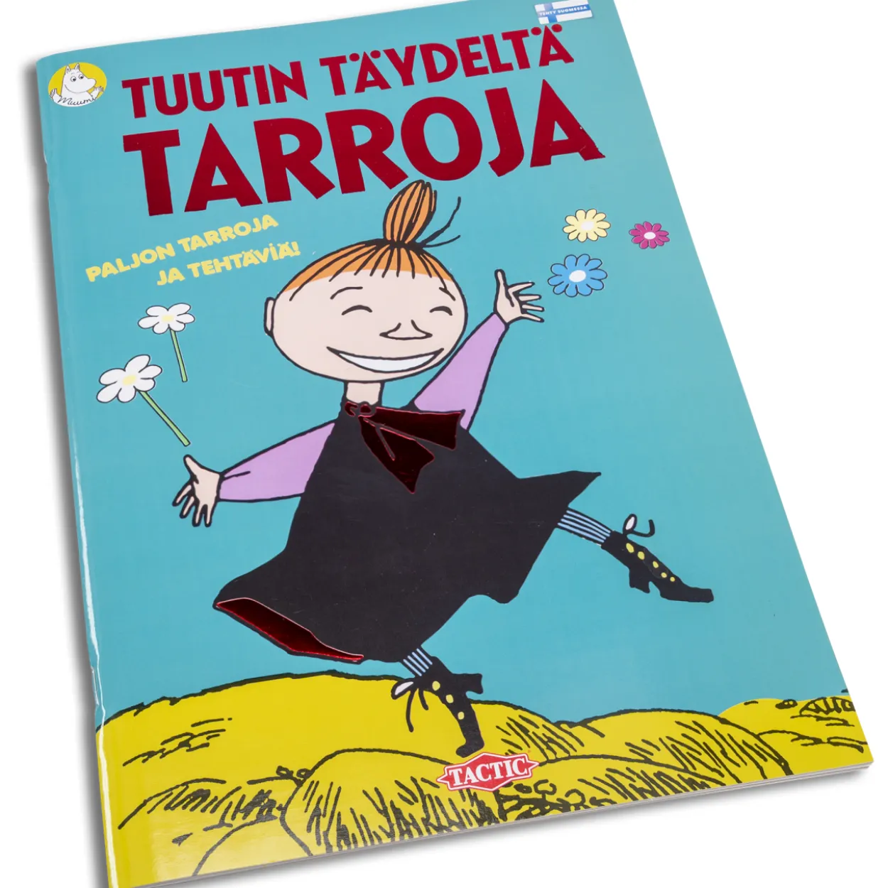 Tarrapuuhakirja Muumi Tuutin täydeltä tarroja