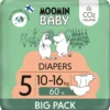 Teippivaippa 60 kpl Moomin Baby 5, 10-16 kg