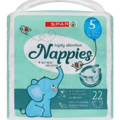 Teippivaippa SPAR 22 kpl koko 5, 11-23 kg